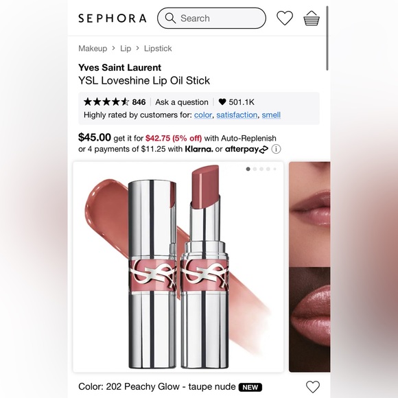 Yves Saint Laurent
YSL Loveshine Lip Oil Stick - Picture 5 of 9